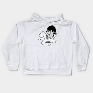 cloud hedgehog Kids Hoodie